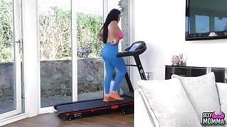 Kitty Marie Gets a Work Out Lesson from Ella Bella