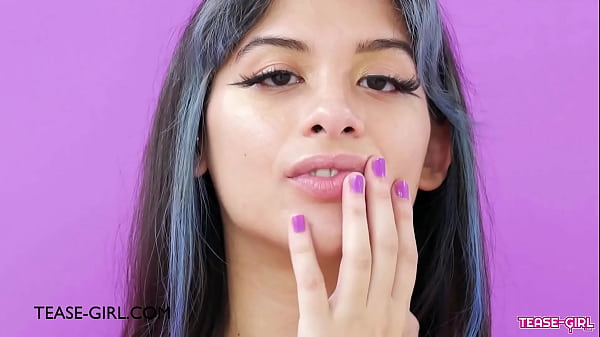 Radiant brunette muse gives a tease