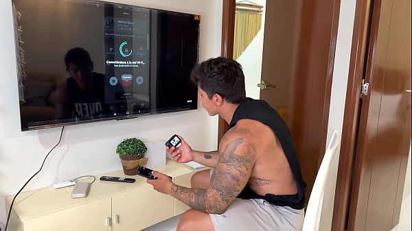 Latina MILF enjoys being filmed while masturbating. She ends up fucking her naughty stepson