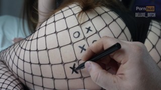 Half-sister lost her pussy in tic-tac-toe. Cum inside – Deluxe_Bitch
