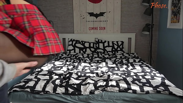 Stepmom Walks In on Stepson Having Sex With Girl and Joins In-FFm Threesome